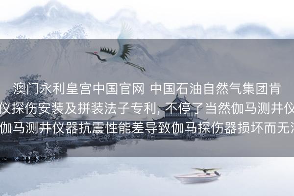 澳门永利皇宫中国官网 中国石油自然气集团肯求抗震当然伽马测井仪探伤安装及拼装法子专利， 不停了当然伽马测井仪器抗震性能差导致伽马探伤器损坏而无法职责的问题