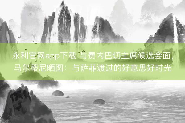 永利官网app下载 与费内巴切主席候选会面，马尔蒂尼晒图：与萨菲渡过的好意思好时光